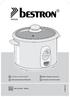 ARC220. Instruction manual rice cooker. Gebrauchsanweisung Reiskocher. 700W, V ~ 50/60Hz V