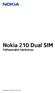 Nokia 210 Dual SIM Felhasználói kézikönyv