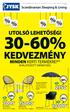 UTOLSÓ LEHETŐSÉG! 30-60% KEDVEZMÉNY MINDEN