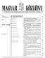 155. szám A MAGYAR KÖZTÁRSASÁG HIVATALOS LAPJA. Budapest, no vem ber 30., szerda TARTALOMJEGYZÉK. Ára: 4048, Ft. Oldal