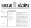 126. szám A MAGYAR KÖZTÁRSASÁG HIVATALOS LAPJA. Budapest, ok tó ber 16., hétfõ TARTALOMJEGYZÉK. Ára: 1029, Ft. Oldal