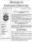 BUDAPESTI UNITÁRIUS HÍRLEVÉL A BUDAPESTI NAGY IGNÁC UTCAI UNITÁRIUS EGYHÁZKÖZSÉG HÍRLEVELE 2007. MÁRCIUS - MÁJUS VII.ÉVFOLYAM, 2.