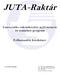 JUTA-Raktár Univerzális raktárkészlet nyilvántartó és számlázó program Felhasználói kézikönyv