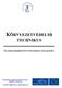 KÖRNYEZETVÉDELMI TECHNIKUS SZAKMAISMERTETŐ INFORMÁCIÓS MAPPA. Humánerőforrás-fejlesztési Operatív Program (HEFOP) 1.2 intézkedés