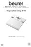 BEURER GmbH Söflinger Str. 218 89077 Ulm (Germany) Tel. +49 (0) 731 / 39 89-144 Fax: +49 (0) 731 / 39 89-255 Mail: kd@beurer.de. Diagnosztikai mérleg