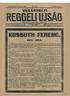 Ll UJSAG VÁSÁRHELYI 1841-1914. Hódmezővásárhely, Í9I4. máf«s 26. fceds. X. évfolyam. szám. Ara 4 Mér. K u n Béla.