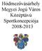 Hódmezővásárhely Megyei Jogú Város Középtávú Sportkoncepciója 2008-2013