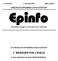 16. évfolyam 3. KÜLÖNSZÁM 2009. május 4. ORSZÁGOS EPIDEMIOLÓGIAI KÖZPONT. Epinfo. Epidemiológiai Információs Hetilap