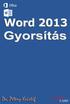 Word 2013 angol nyelvű változat