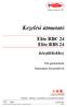 Kezelési útmutató. Elite RBC 24 Elite RBS 24. készülékekhez. CE 0694 Műszaki dokumentáció RADIANT BRUCIATORI S.p.A. Montelabbate (PU) ITALY