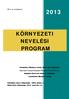 KÖRNYEZETI NEVELÉSI PROGRAM