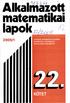 2005/1 A MAGYAR TUDOMÁNYOS AKADÉMIA MATEMATIKAI TUDOMÁNYOK OSZTÁLYÁNAK KÖZLEMÉNYEI KÖTET