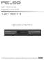 SET TOP BOX Digitális vevőkészülék T-HD 2500 CX KEZELÉSI ÚTMUTATÓ. Kérjük üzembehelyezés és használat előtt olvassa el ezt az útmutatót.