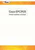 Cisco EPC3925. Modem beállítási útmutató