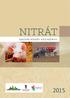 NITRÁT. gazdálkodói kézikönyv