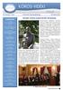 KÖRÖS-VIDÉKI. XXIV. évfolyam 1. szám A Körös-vidéki Vízügyi Igazgatóság lapja 2014. január-március