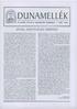 DUNAMELLEK JOVEL,SZENTLELEKURISTENI. EghizkertiletiK6zlemdnyek. 2005/ m{us. Nagy Sindor presbiteq fdgondnoh