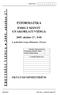 Azonosító jel: INFORMATIKA EMELT SZINTŰ GYAKORLATI VIZSGA. 2005. október 27., 8:00. A gyakorlati vizsga időtartama: 240 perc OKTATÁSI MINISZTÉRIUM