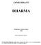 DHARMA ANNIE BESANT 1. Fordította: Szabari János 2001 MAGYAR TEOZÓFIAI TÁRSULAT