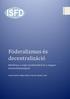 Fo deralizmus e s decentraliza cio