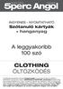 INGYENES - NYOMTATHATÓ Szótanuló kártyák + hanganyag. A leggyakoribb 100 szó CLOTHING ÖLTÖZKÖDÉS