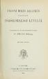 LEVELEI. MIKKS KELEMEN. íanklin-társutíai. T(')IÍÖK()ll8ZÁ(il ZÁ(J()N[ IK ERODi BKLA. VÁLOGATOTT. iujdal'est. kiadás. ES.IF.