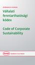 Vállalati fenntarthatósági kódex