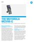 THE MOTOROLA MC9190-G ROBUSZTUS 802.11A/B/G PISZTOLY FORMÁJÚ MOBIL ADATGYŰJTŐ