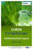 EUREM EnergyManager. ENERGIAGAZDÁSZ képzés 2014. ősz