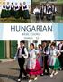 HUNGARIAN. BASIC COURSE Units 1-12. Hosted for free on livelingua.com