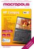 HP Compaq. nx7400 (RH412EA) 1év 2.7. T e r m é k k a t a l ó g u s. Decemberi különszám. wwww.macropolis.hu