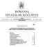 ROMÁNIA HIVATALOS KÖZLÖNYE A MONITORUL OFICIAL AL ROMÂNIEI KIVONATOS FORDÍTÁSA