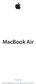 MacBook Air Fontos termékinformációs útmutató