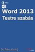 Word 2013 angol nyelvű változat