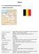 Belgium. I. Az ország társadalmi-gazdasági helyzete. 1. Általános információk