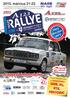 Tájékoztatás. Jelen dokumentum a Rallye Sprint Bajnokság 2015. évi első versenyének, az. A123 TESZT RALLYE a GREPTON Kupáért