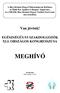 EGÉSZSÉGÜGYI SZAKDOLGOZÓK XLI. ORSZÁGOS KONGRESSZUSA MEGHÍVÓ