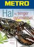 gyümölcsei 8999,- 11428,70 Élő homár (Homarus Americanus) Ér vényes: 2012. ok tóber 25-november 7. w w w.metro.hu Ér vényes: 2012. d e cember 1-24.