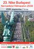 23. Nike Budapest. Nemzetközi Félmaraton 2008. 2008. szeptember 7. 10 óra