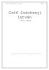 Gróf Széchenyi István 1791-1860