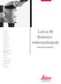 Leica M Sztereomikroszkópok. Felhasználói kézikönyv