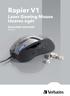 Rapier V1 Laser Gaming Mouse lézeres egér. Használati útmutató Magyar