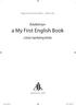 a My First English Book