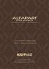 Az ALFAPARF Oktatóstúdió 2008. II. félévi programfüzete