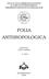 FOLIA ANTHROPOLOGICA