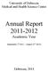 Annual Report 2011-2012 Academic Year