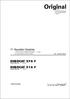 EUROCAT 276 F EUROCAT 316 F. Dobos kaszák Ihre / Your / Votre Masch.Nr. Fgst.Ident.Nr. 99 344.HU.80J.0. (Típus PTM 344 : +..