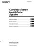 Cordless Stereo Headphone System