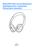 Nokia BH-905i sztereó Bluetooth fejhallgató aktív zajszûrõvel Felhasználói útmutató