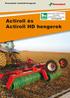 Kverneland vontatott hengerek. Actiroll és Actiroll HD hengerek